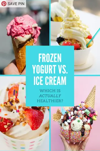 frozen yogurt vs. ice cream pin