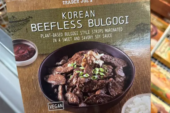 korean beefless bulgogi trader joes