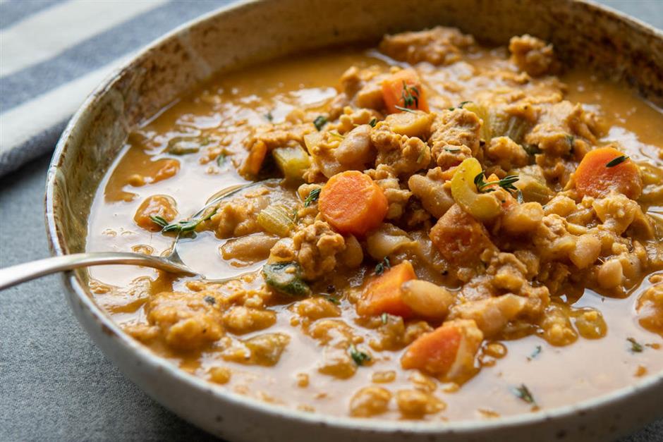 Sweet Potato Turkey Chili