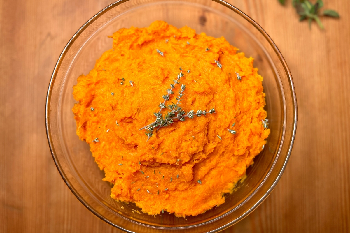 Brown Butter Citrus Sweet Potato Mash