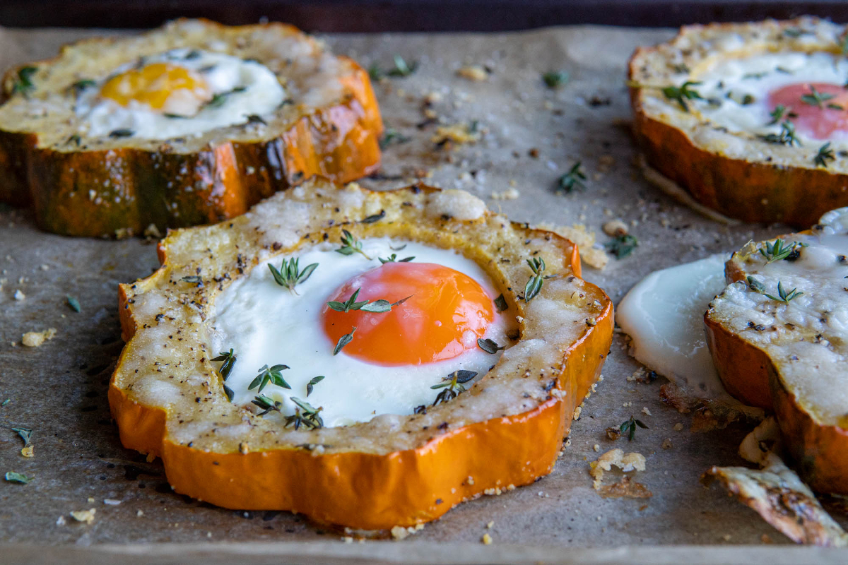 Acorn Squash Egg in a Hole