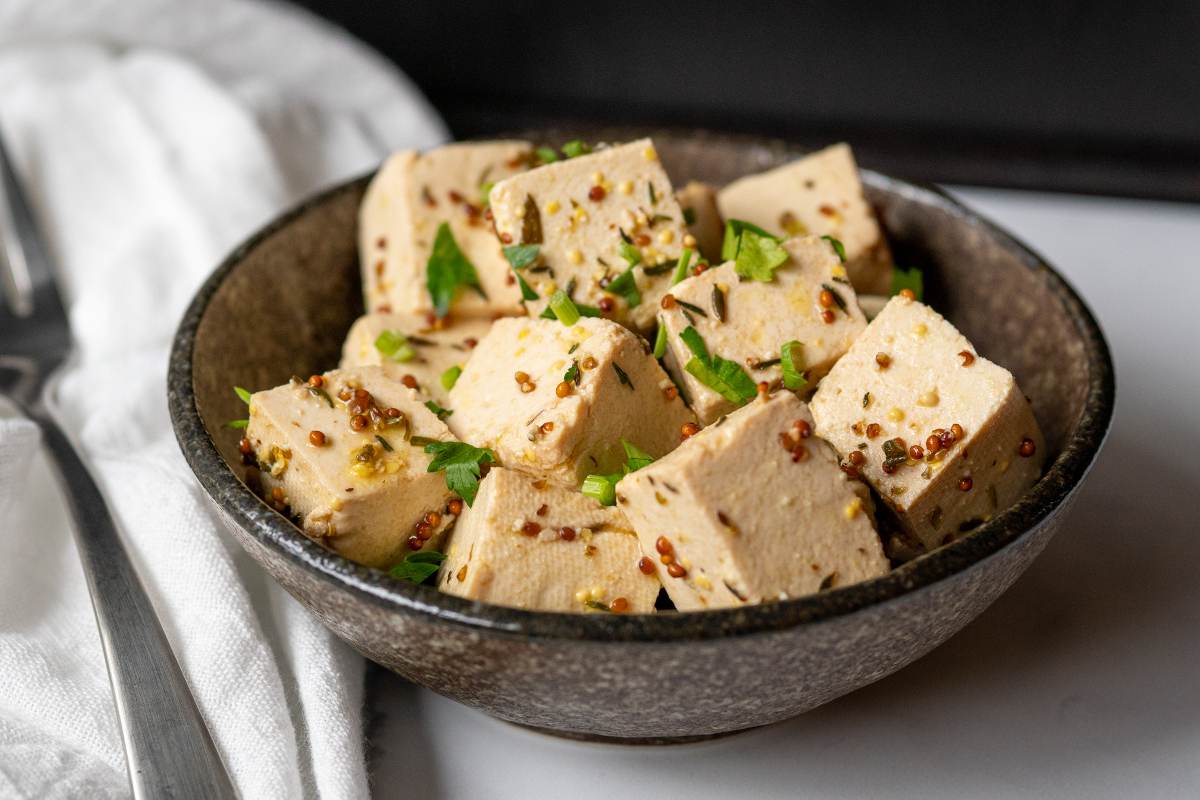 Marinated Herb Tofu (Vegan)