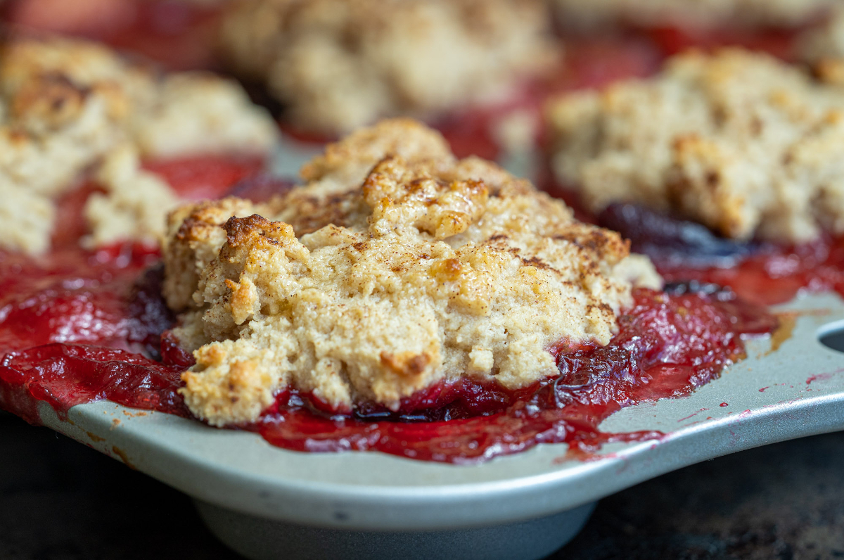 Individual Stone Fruit Cobblers