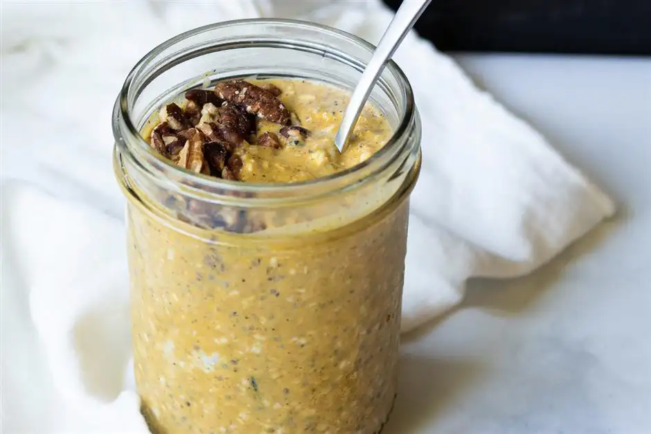 Pumpkin Spice Latte Overnight Oats