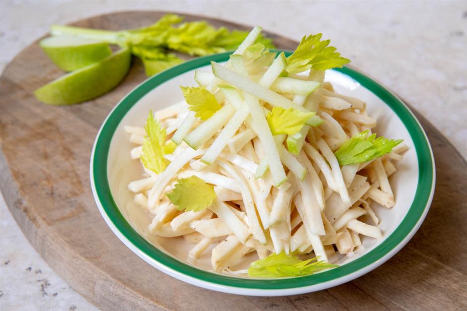Celery Root and Green Apple Salad