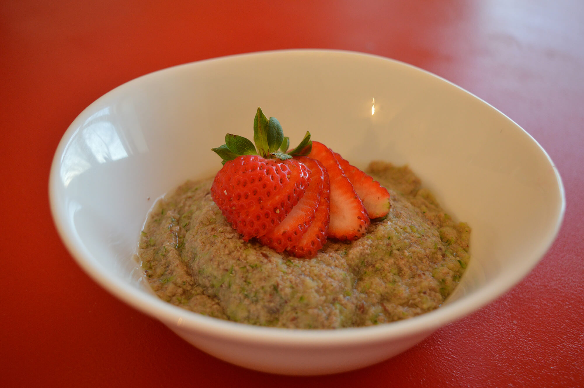 Oat-less Zucchini Oatmeal