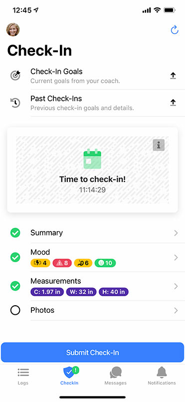 Seismic Checkin iOS Light Mode