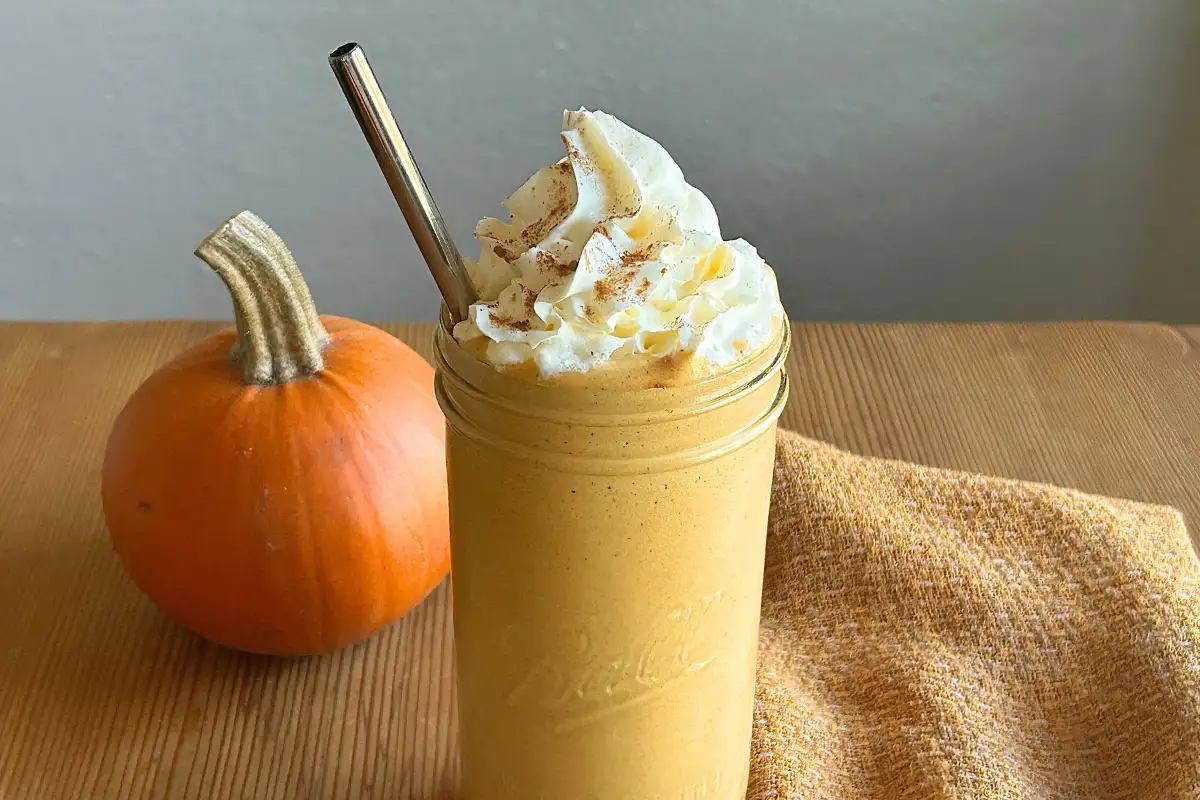 High Protein Copycat Starbucks Pumpkin Frappuccino