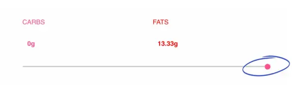 can I track alcohol as fats?
