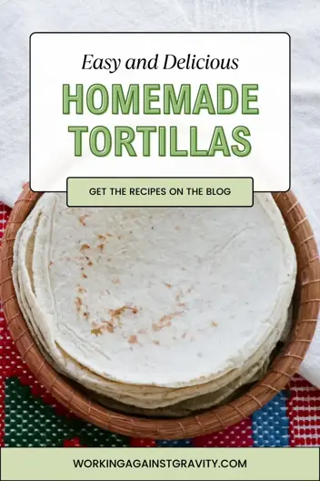 homemade tortilla recipe pin