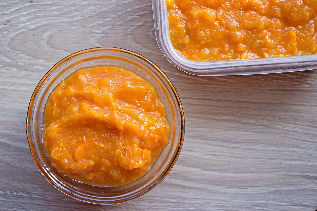 Sweet Potato Apple Pre-Workout Puree