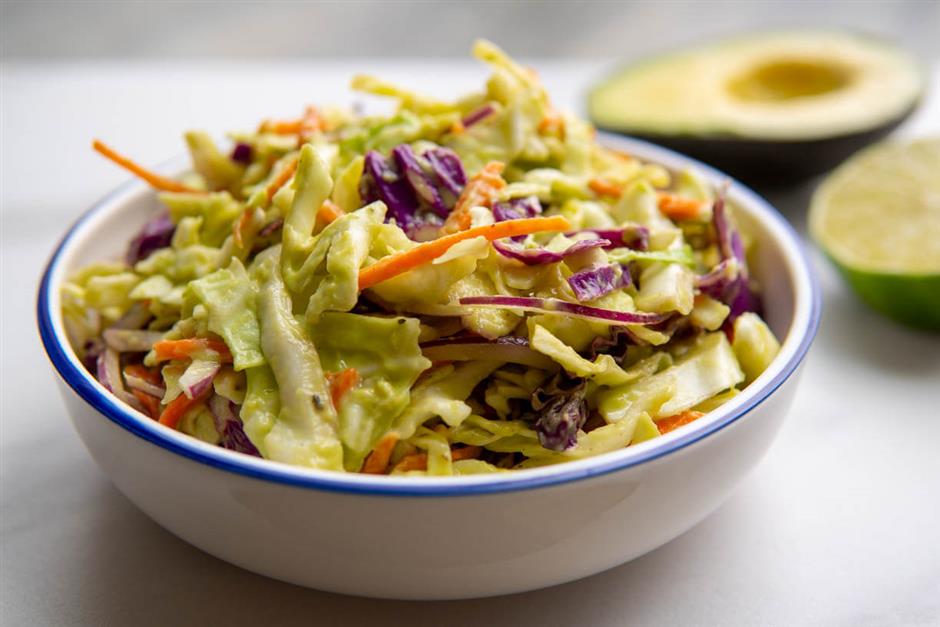 Creamy Avocado Slaw