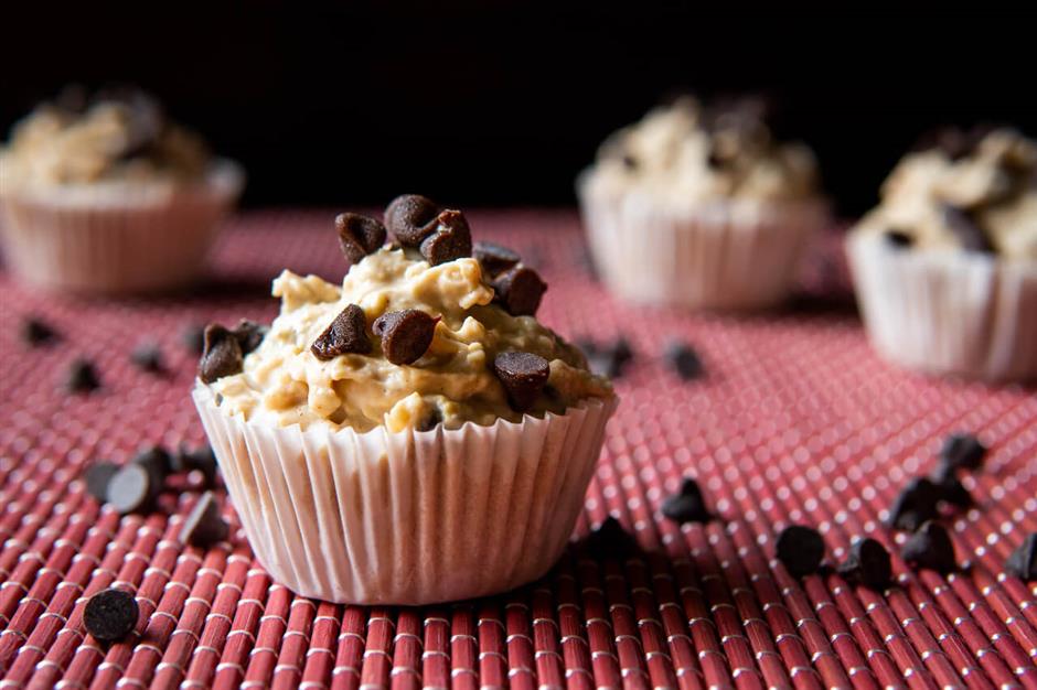 Oatmeal Chocolate Chip Frozen Yogurt Bites