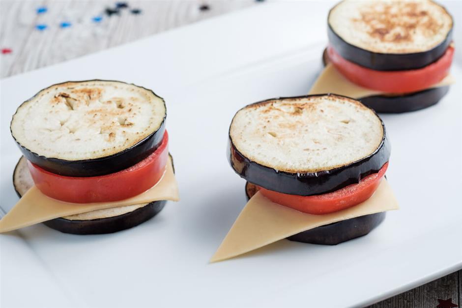 Eggplant Sliders