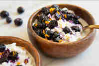 Cottage Cheese With 3 Minute Blueberry Jam