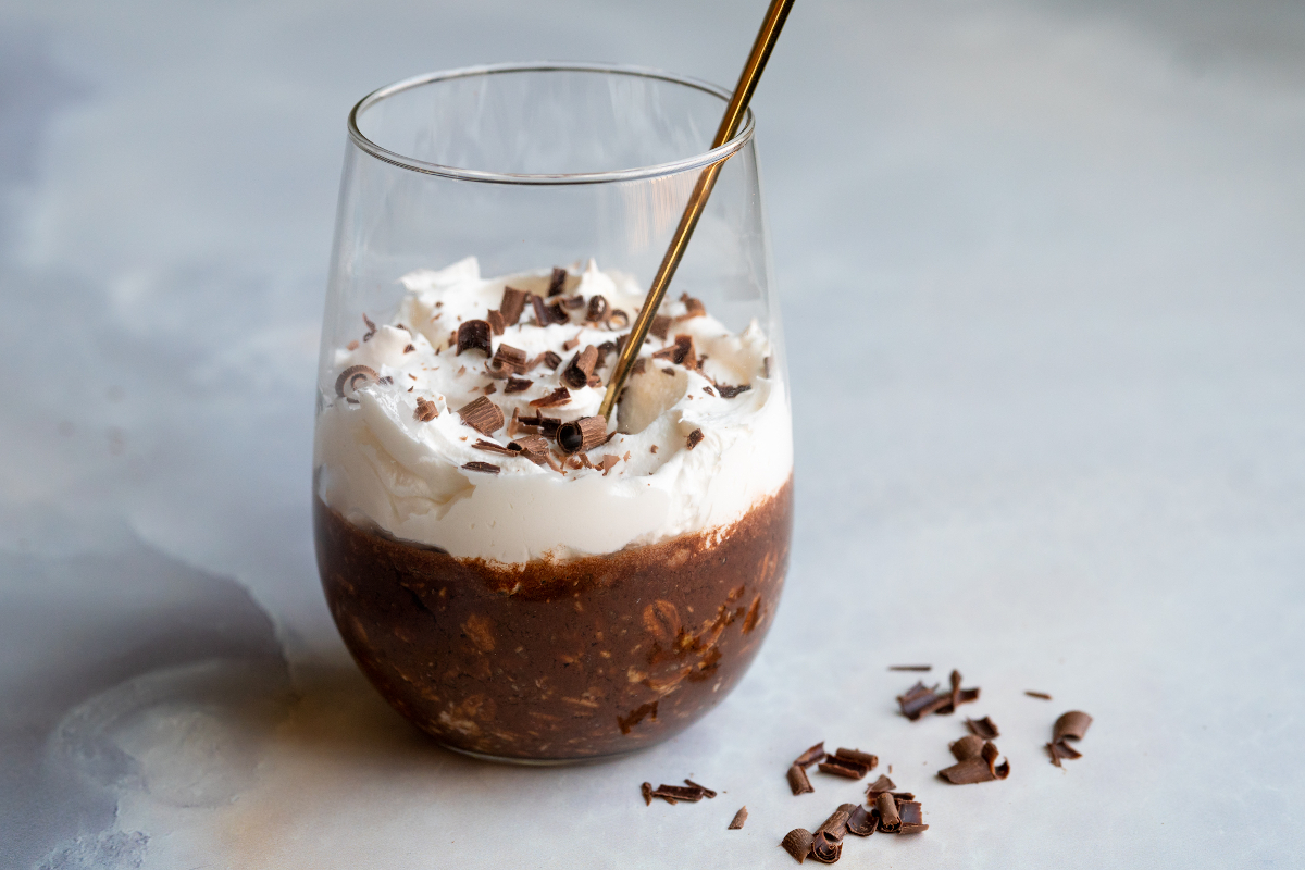 Mocha Chia Oat Parfait