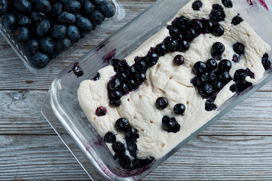8-Minute Blueberry Bread