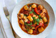 Recipe Firey Shrimp And Cauliflower Gnocchi