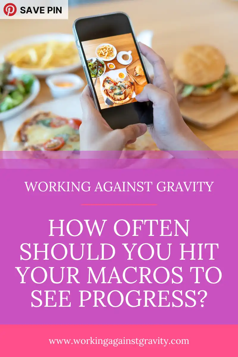 how often to hit macros to see progress—working against gravity nutrition