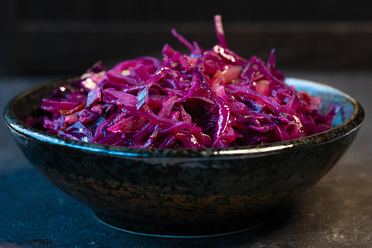 Bacon Braised Cabbage