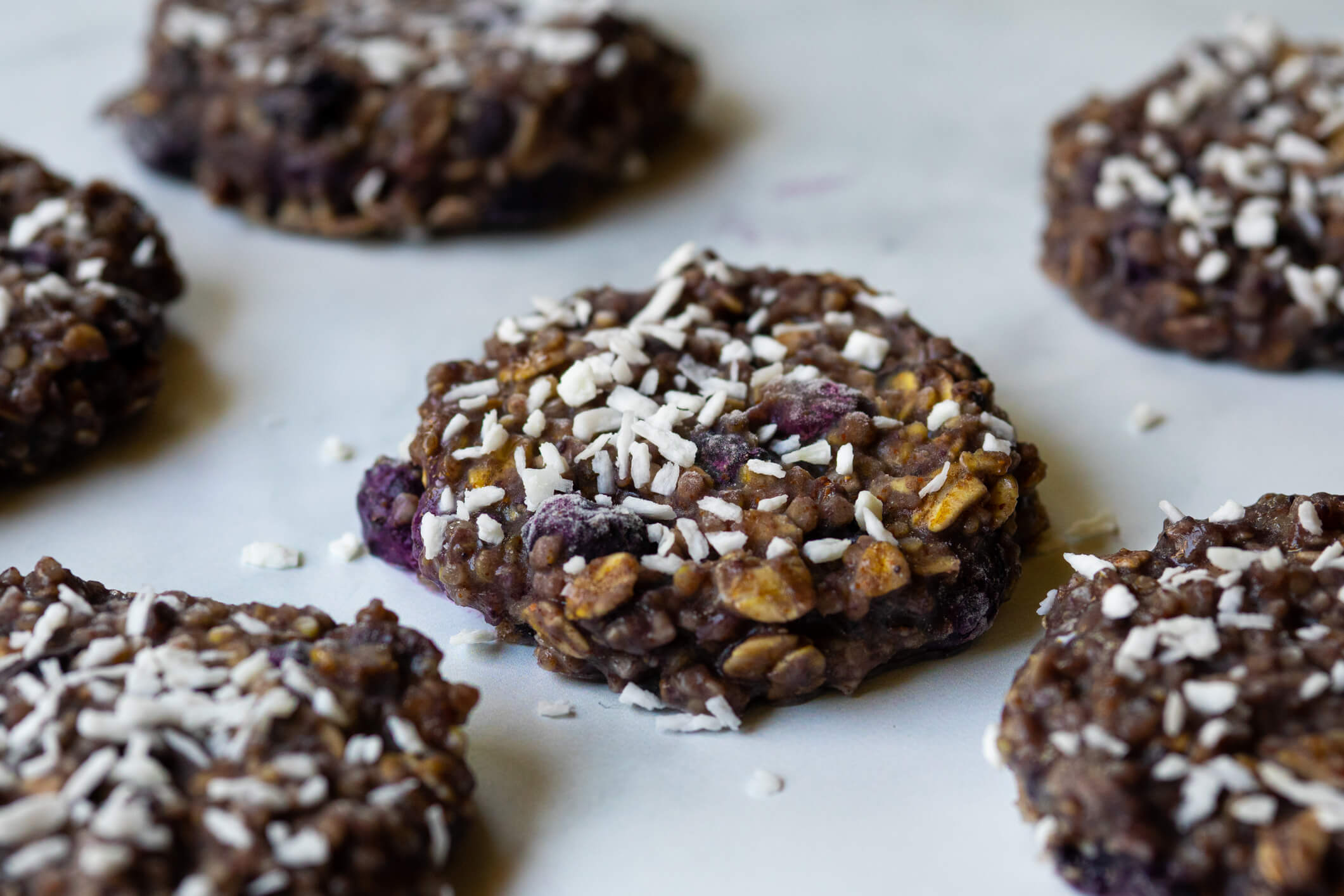 Blueberry Almond Freezer Cookies