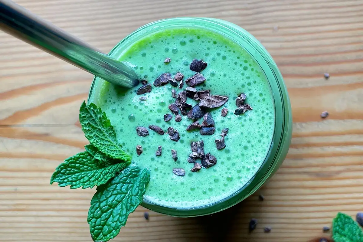 Healthy(ish) Shamrock Shake