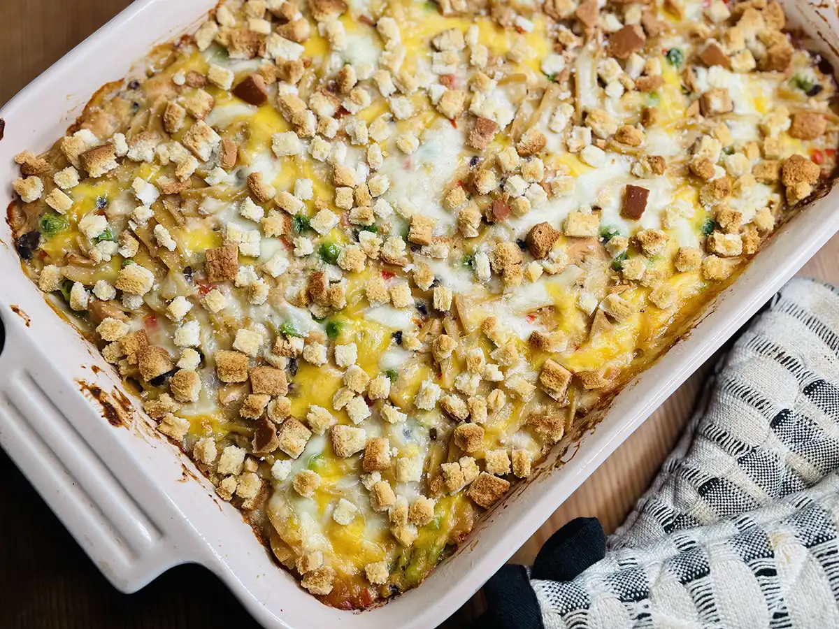 High Protein Tuna Casserole