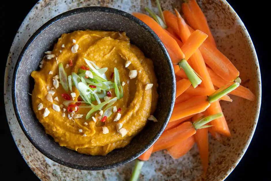 Spicy Kabocha Pumpkin “Hummus”