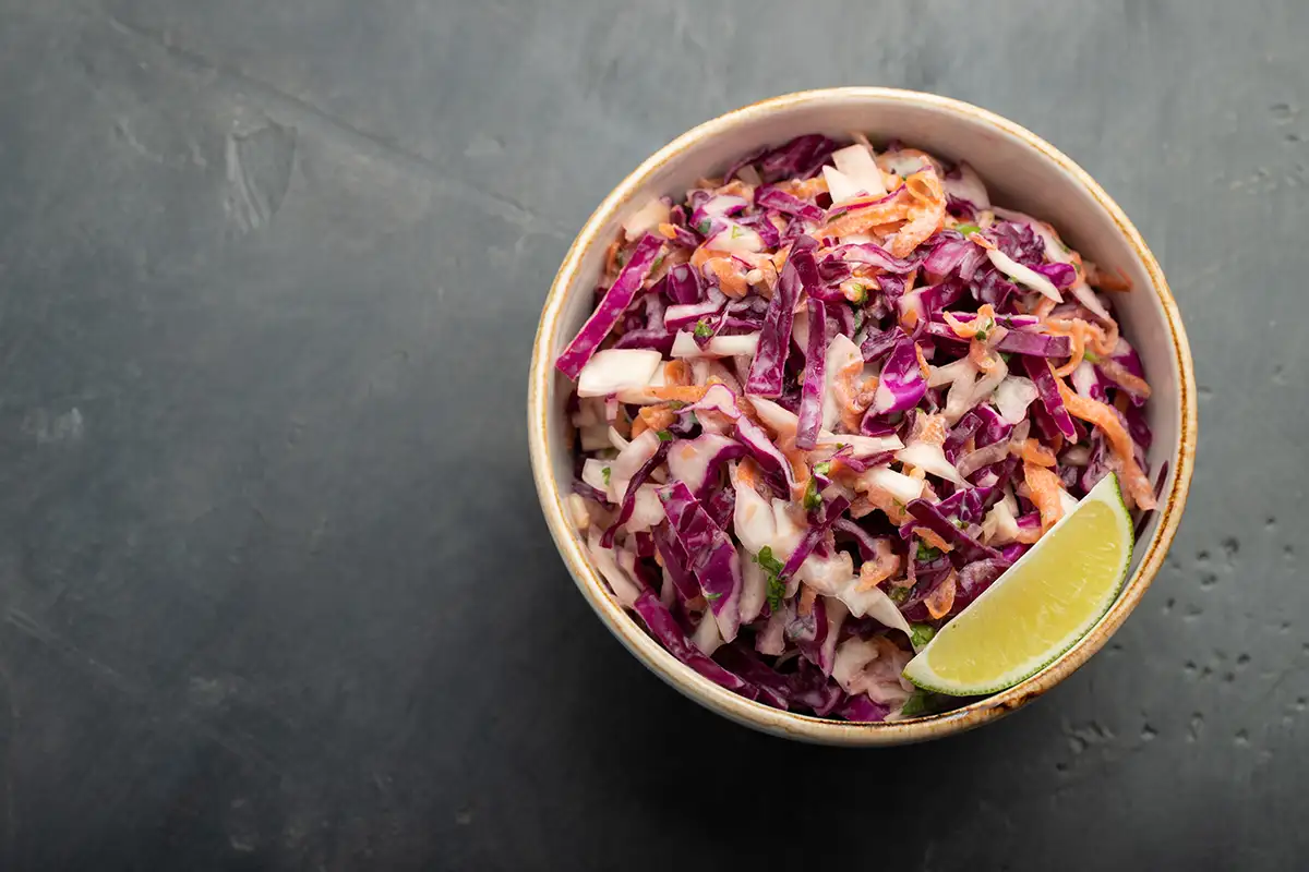 Macro-Friendly Spicy Coleslaw