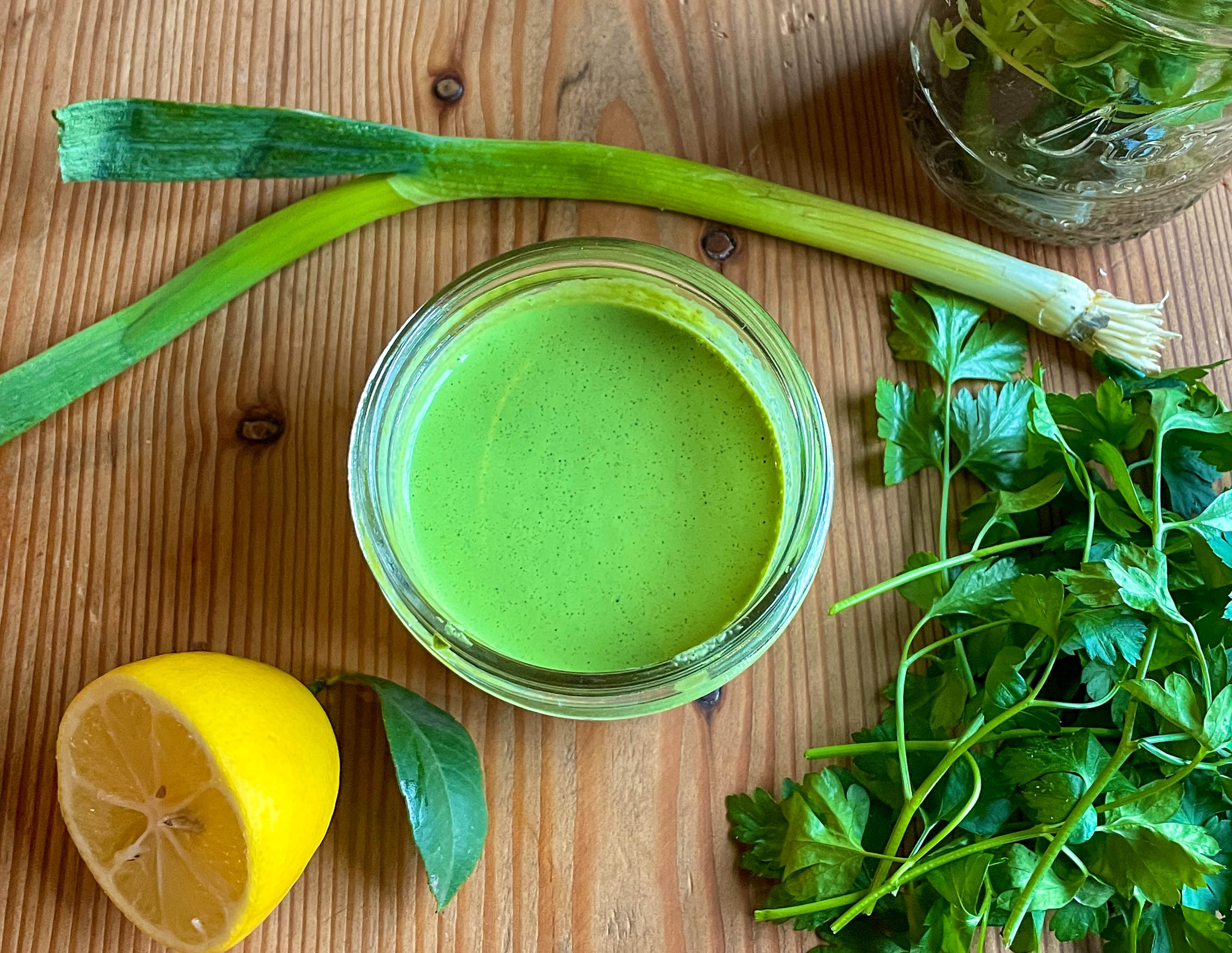 Macro Friendly Green Goddess Salad Dressing