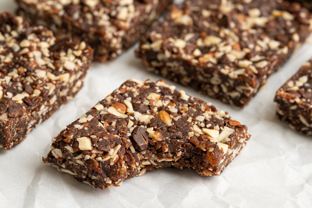 Chocolate Almond Date Bars