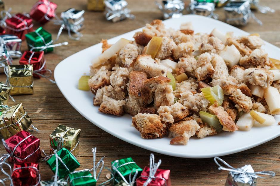 Apple and Sausage Stuffing